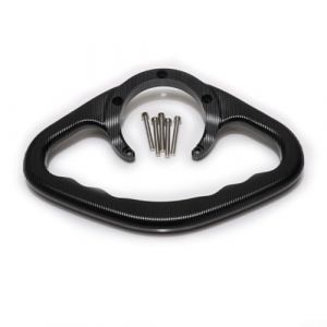 HpLive Poignée de réservoir passager de moto en aluminium pour Yamaha FZ1 FZ6 R1 R6 MT-07 pour MT-09 XJ6 (noir) (Focuslifeshop-eu, neuf)