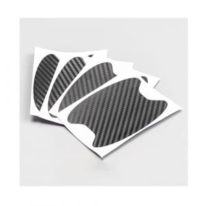 AALWL Film Autocollant Poign&eacute;e Porti&egrave;re Voiture pour Suzuki Jimny 2018 2019 2020 2021 2022 2023,Protecteur de Poign&eacute;e de Porte de Voiture,Anti-Rayures Protege Autocollant,Noir,Fibre Carbone (AALWL, neuf)