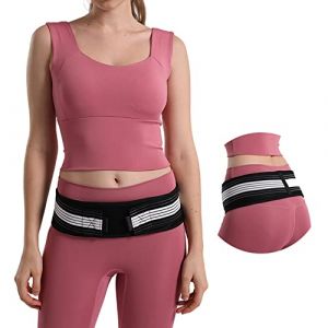 Ceinture de soutien sacro-iliaque, ceinture de soulagement de la douleur sciatique, ceinture de soutien du bas du dos, ceinture de bassin du nerf sciatique de la hanche (L/XL (Hip Size 47-56 inch)) (xiehumaoyi, neuf)