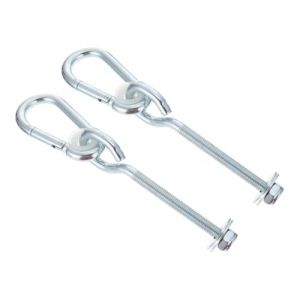 SUPVOX Crochet de Balançoire Inoxydable Suspendu Robuste pour Agrès Portique Extérieur Accessoires Fixation Balançoire Lot (ZEZHNLIN, neuf)