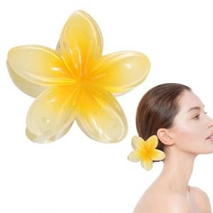 WJnflQN Pince &agrave; cheveux hawa&iuml;enne en forme de fleur hawa&iuml;enne, forte tenue antid&eacute;rapante, accessoires de coiffure pour voyage, plage, vacances, festival d'&eacute;t&eacute; (jewen, neuf)