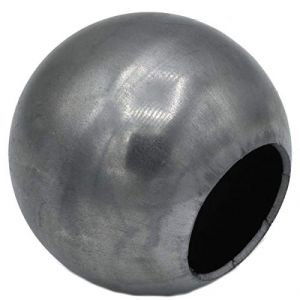 UHRIG Boule Creuse en Fer &Oslash; 70 mm, avec Trou &Oslash; 36 mm, Boule d&rsquo;Acier Nue, par Exemple pour cl&ocirc;ture, Garde-Corps, Portail de Jardin et Bien Plus Encore. (Eisen-Kunst, neuf)