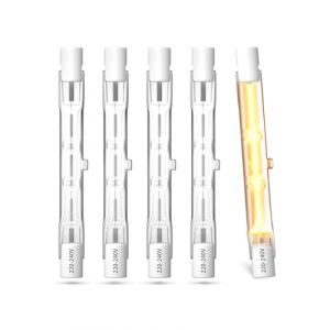 Klarlight R7s 78mm Ampoules Halog&egrave;nes 48W, 750lm Blanc Chaud 2800K Ampoule de Type J Dimmable Ampoule Projecteur Lin&eacute;aire &agrave; Double Extr&eacute;mit&eacute; pour Plafonniers &Eacute;clairage Paysager, Paquet de 5 (LISA INTERNATIONAL TRADE, neuf)