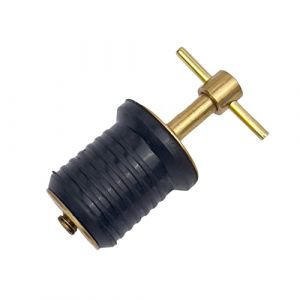 GATE14&reg; Bouchon de nable &agrave; Expansion &agrave; vis pour vidange d'eau pour Bateau en Laiton Poli &Oslash; 23 mm (GATE14, neuf)