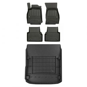 MOTOS Kit de Tapis de Sol en Caoutchouc et Tapis de Coffre pour Audi A7 Sportback II Depuis 2018 Am&eacute;liorez Votre Confort de Voyage avec Tapis antid&eacute;rapant Voiture 3D- Tapis de Sol Voiture Tous Temps, (MOTOS EU, neuf)