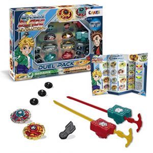 Blade Skorpix Xoctarus - Toupie de Combat avec Lanceur, Set de Jeu Spinning Top avec 2X Toupies Blade 2X Lanceurs Toupies 2X Starters Evolution (LENOLI, neuf)