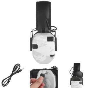 WQZXM Nouveau Casque Tir &Eacute;lectronique pour Protection Auditive, Protection des Oreilles, R&eacute;duction du Bruit, Casque Antibruit Tactique Chasse Active(AP) (WWMDE, neuf)