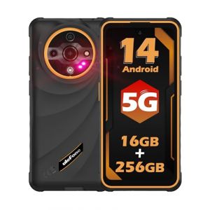 Ulefone Armor X31 Pro T&eacute;l&eacute;phone Portable Incassable, 6,56" HD+ 800nits, Android 14, 64MP+25MP, 256Go+16Go, 6050mAh Antichoc &Eacute;tanche Smartphone 5G Dual SIM/3-Slots/NFC/IP68/IP69K, 120 Lumens-Flashlight (OKOYE STORE, neuf)