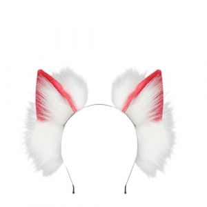 Serre-t&ecirc;te &Eacute;lastique Avec Oreilles De Loup R&eacute;aliste Bandeau Pliable Pour Femmes Adolescentes Filles Soir&eacute;es &Agrave; Th&egrave;me Tenue Quotidienne &Eacute;v&eacute;nement Anim&eacute; Cerceau D'oreille De Loup (dongguanshiyufenghanggzhongbiaoyouxiangongsi, neuf)