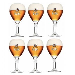 Leffe LOT 6 Grand Verre À BIÈRE 50cl 50 CL Nouveau MODÈLE Neuf (IDECALE, neuf)