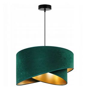 Light-Home Abat Jour Suspension Luminaire Lustre Industriel Milan - Moderne Abat Jour Plafond pour Chambre Salon et Cuisine - en Metal - Vert (Light-home, neuf)