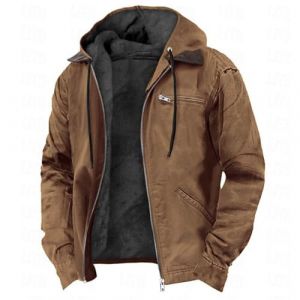 Blouson Homme XXL Blouson Bombardier Cuir Homme Veste en Cuir Homme Marron Manteau Homme Long Laine Doudoune Bomber Veste en Cuir Homme De Marque Parka Homme Pas Chere Doudoune Homme Blanche Parka (LIUlake77, neuf)