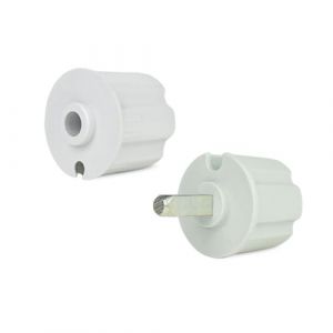 TENDAGGIMANIA &reg; Paire Embout de Tube enroulement 70 mm pour Rouleau Enrouleur de Store banne avec Trou et goupille Cadre &ndash; pour Rouleau de diam&egrave;tre 70 mm (Tendaggimania, neuf)