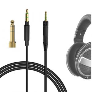 Geekria Câble Audio Compatible avec Les écouteurs Sennheiser HD620S, HD599SE,HD599, HD598, HD598SE, HD560S, HD598SR, HD400PRO, HD579, HD569,câble stéréo de Remplacement de 2,5 mm à 3,5 mm(10 pi/3 m) (GeekriaDirectEU, neuf)