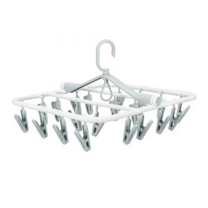 Foyer Nuage S&eacute;choir Tourniquet, Etendoir Chaussette,Tourniquet &agrave; Chaussettes 20 Clips pour sous-V&ecirc;tements, Chaussettes, Lingeries, Pieuvre Pince &agrave; Linge Pliant pour Cravate, Chapeaux, Echarpe (housewell, neuf)