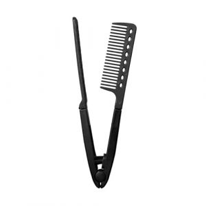 Peigne Lisseur | Peigne Type V Pour Lissage Br&eacute;silien - Manche Ergonomique Anti-D&eacute;rapant pour D&eacute;butantes Professionnelles Maison Salon (XiQiYuyidian, neuf)