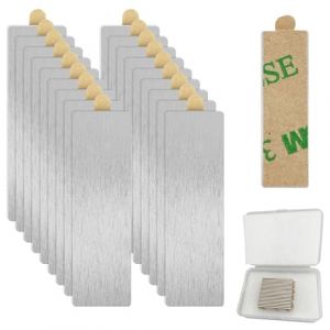 Aimants N&eacute;odyme,20 Pi&egrave;ces Aimant Autocollant Puissan 30x10x1mm,Aimant Puissant Autocollant,Plat Magnetique Bande,Rectangular Neodymium Bar Magnets,pour Tableau Blanc,R&eacute;frig&eacute;rateur,Artisanat,Photos (Dazzling-EU, neuf)