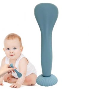 Spatule à crème pour les fesses de bébé,Spatule à crème pour bébé - Applicateur de pâte à fesses en brosse à crème pour couches en silicone - Brosse à fesses pour bébé, spatule avec Base d'aspiration (weldin, neuf)