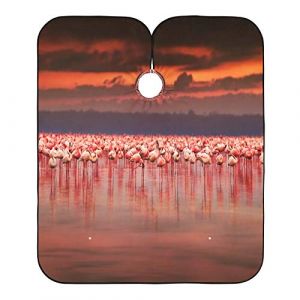 Flamant Rose Africain Peignoir Coiffure Antistatique Robe De Coiffure Anti-Taches Blouse Coiffeur Pour Barber Coiffeurs Salon 140X168Cm (guangzhouhongchenmaoyishanghanggerenduzi, neuf)