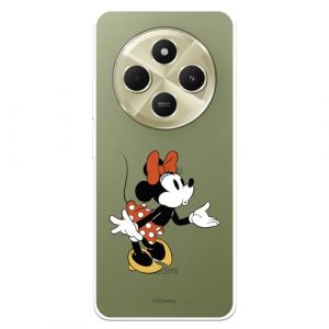 Coque compatible avec Xiaomi Redmi 14C - Poco C75 officielle Disney Style Minnie pour prot&eacute;ger votre t&eacute;l&eacute;phone portable Coque en silicone transparent souple sous licence officielle Disney classiques (La Casa de Las Carcasas, neuf)