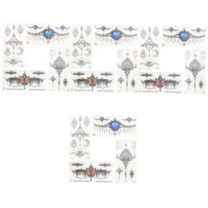 Beaupretty 16 Pcs Autocollants De Tatouage Faux Tatouage Décalcomanies Tatouage Corporel Pour Femmes Tatouage Décoratif Du Ventre Autocollant De Tatouage Corporel Tatouage Temporaire Femmes (lorianca, neuf)
