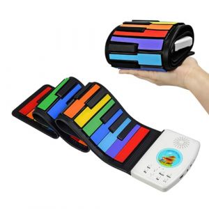 Kamanan Piano en Silicone Enrollado - 47 Touches et 14 Chansons de D&eacute;monstration pour D&eacute;butants et Professionnels (radishde, neuf)