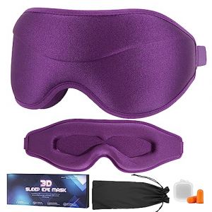 Masque de Nuit Masque Sommeil 3D, Cache Yeux pour Dormir Femme Homme Doux Respirant,Cache Oeil pour Dormir Zéro Pression,2023 Masque nuit sommeil Bandeau Nuit Yeux pour Dormir Voyages Sleep mask (Legezon, neuf)