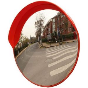 FERRETELIX&reg; Miroir Convexe de S&eacute;curit&eacute; 60 cm &ndash; Incassable &ndash; Avec Vis&egrave;re &ndash; Support R&eacute;glable pour Poteau Inclus &ndash; Usage Ext&eacute;rieur (Ferretelix, neuf)