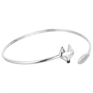 MOBUTOFU 1pièce Bracelet Ajustable Avec Design Créatif De Tête De Renard Bijou Pour Look Unique Et Élégant (Hoxinin, neuf)