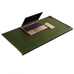 Sous-main de bureau en cuir avec rebord de fixation, tapis d'ordinateur portable, sous-main multifonction pour écrire/travailler, tapis d'écriture antidérapant (Kong EU, neuf)