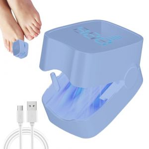 Appareil Traitement Laser Mycose Ongles avec Affichage de L'heure, Solution Efficace pour les Ongles &Eacute;pais, Ab&icirc;m&eacute;s et D&eacute;color&eacute;s, Dissolvant Laser Antifongique Rechargeable (DangHuidianpu, neuf)