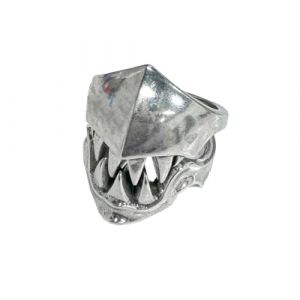 Auriselle Bague Homme R&eacute;glable G&eacute;om&eacute;trique Dent de Diable Casque Vintage Viking R&eacute;tro Bague ouverte et ferm&eacute;e Bague de Pouce Gothique Punk Bijoux Cadeaux pour Homme Gar&ccedil;on P&egrave;re (O&Uuml; ESTFOXGG, neuf)