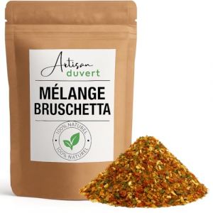 M&eacute;lange d&rsquo;&Eacute;pices Bruschetta 100g &ndash; Assaisonnement M&eacute;diterran&eacute;en pour Tartines, Pains Grill&eacute;s et Ap&eacute;ritifs &ndash; L&rsquo;Artisan du Vert (L'Artisan du Vert, neuf)