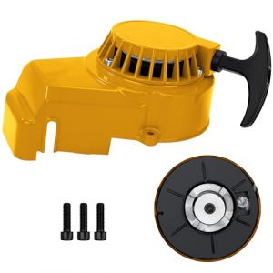 Tunejoy Tirez D&eacute;marreur Lanceur de Moto D&eacute;marrage Facile &agrave; Tirer Aluminum pour 2 Stroke 47cc 49cc ATV Mini Moto Pocket Bike Dirt Bike Jaune (HYPER SHOP SRL, neuf)