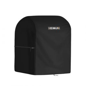HEIMUNI Housse de Barbecue Exterieur, Housse Barbecue pour Weber Spirit 210, Housse Barbecue Exterieur Imperméable Bache Barbecue pour Weber Spirit E-210 avec Support Latéral Pliable (90x70x110cm) (Smartoper, neuf)