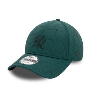New Era MLB Casquette New York Yankees NY Casquette Ajustable visière incurvée Logo de l'équipe matelassé Vert (capspin, neuf)