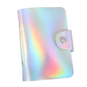 Vaguelly Paquet &Eacute;tui Porte-plaque De Stamping Nail Art, Format Compact, Finition Laser Miroir Brillante, Organisateur Pour 20 Plaques, Usage Professionnel Et Personnel, Pratique Et Solide (Bustling Xin, neuf)