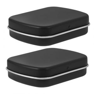 CIYODO 2 pi&egrave;ces Palette M&eacute;tallique Vide avec Couvercle Bo&icirc;te Compacte pour Rangement Vernis Ongles et Peinture Aquarelle pour Voyage et Usage Mobile (ChanghaiWall, neuf)