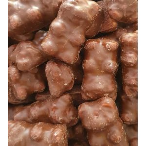 Oursons Guimauve Enrob&eacute;s de Chocolat Halal, 500g, 50 Pi&egrave;ces Ourson guimauve en chocolat, savoureux et croquant pour candy bar, &eacute;v&egrave;nements, bar &agrave; bonbons, f&ecirc;tes. (SWEET HALAL - BONBONS VEGAN, HALAL, SANS GLUTEN, neuf)