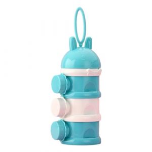 Doseur de Lait, Distributeur de Lait en Poudre pour Bébé, Distributeur en Poudre à 3 Couches par Couche, Distributeur Bébé Lait Formule Boîte pour les voyages et les activités de plein air (sitear, neuf)