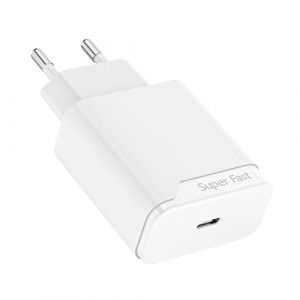 Prise Chargeur Type C Rapide Compatible avec iPhone 17 16 16e 15 14 13 12 11 Pro Max/Plus/Air, 25W Embout Adaptateur Secteur pour Apple Bloc Fast Charge USB-C (BENSN Direct, neuf)