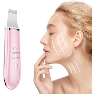 Gommage Anteamed pour la peau du visage, nettoyant pour les pores, nettoyant exfoliant, dispositif de nettoyage du visage, épurateur de la peau appareil de nettoyage de la peau (rose) (AnteaMED, neuf)
