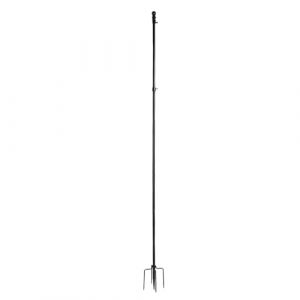 HELEVIA M&acirc;t de Drapeau Ext&eacute;rieur en Acier Inoxydable &eacute;pais de 300cm avec Base &agrave; 5 Broches, pour Jardin et Cour (HELEVIA, neuf)