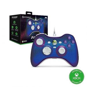 Hyperkin Xenon Wired Controller for Xbox Series X|S/Xbox One/Windows 10|11 - Twilight Galaxy (FRIENDLY CHOICES, neuf)
