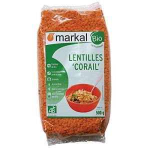 Markal - Lentilles Rouges Corail 500G - Unit&eacute; (IC-Boutique, neuf)