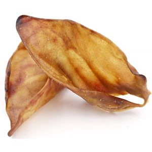 BREERs Oreilles de porc s&eacute;ch&eacute;es pour chien 5 kg Article &agrave; m&acirc;cher en porc Friandises pour chien Sans c&eacute;r&eacute;ales Friandises &agrave; m&acirc;cher pour chien Fabrication allemande (C&L Breer GmbH & CoKG, neuf)