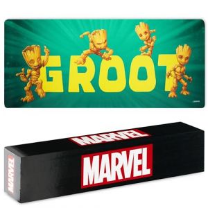 Marvel Tapis de Souris XL Dessous de Bureau Sous Main Mouse Pad 80x36 cm Accessoire de Bureau Avengers Spiderman Groot (Bleu Groot) (Get Trend., neuf)