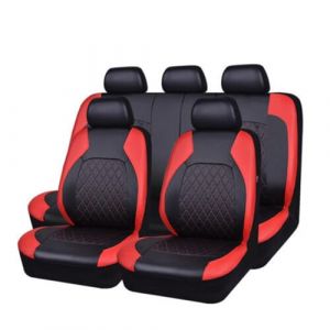 Housse de Si&egrave;ge de Voiture pour Ford Fiesta Flie&szlig;heck 2008-2017, Housse de Siege en Cuir PU Si&egrave;ge Avant Arri&egrave;re Universelle Protections de Si&egrave;ge,B-9PCS (shengxinchuanghui, neuf)