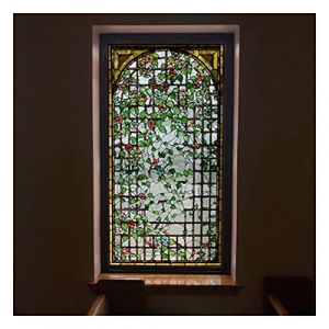 Siunwdiy Non-Colle Film fenetre Anti Regard Eglise Europ&eacute;enne Mosa&iuml;que Art Verre Film de vitrail Sticker Opaque Autocollant Auto-adh&eacute;sif/Statique Cling Decor Confidentialit&eacute;,G,45x60cm(18"x24") (fuying shop, neuf)