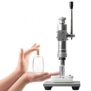 QFGain Machine à Sertir Et à Capsuler Manuelle pour Parfums De Bureau, Outil De Capsulage pour Bouteilles en Aluminium, Pince à Sertir pour Vaporisateur De Parfum, pour Bouteilles De Parfum,15mm (QFGain®, neuf)